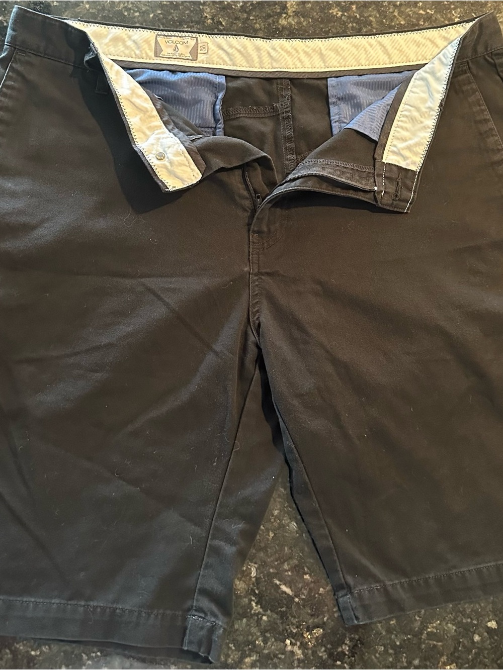 Volcom Men's Black Chino Shorts